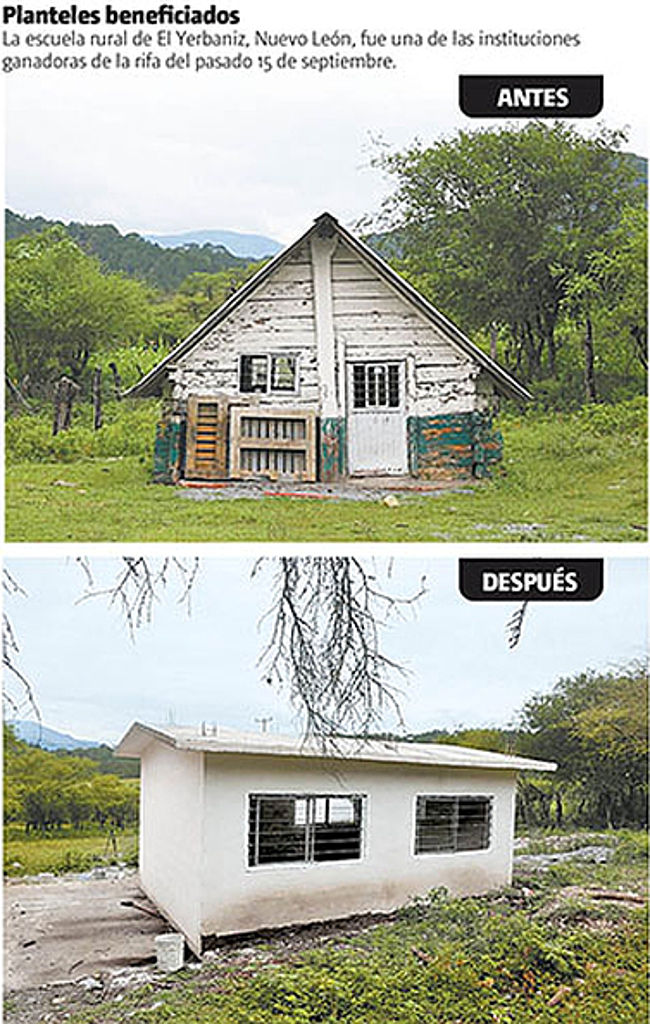 Yerbaniz Leon School   Before And After