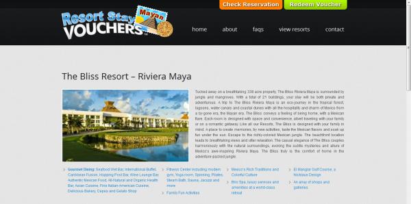 Resort Stay Vouchers Advertisement