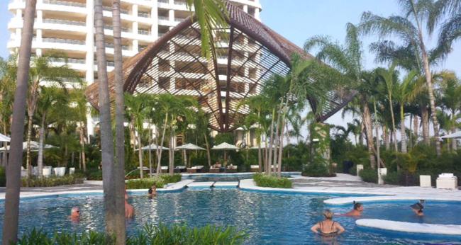 The SPA Tower Pool and Kiddie's Pool Facilities - Just Outside the SPA Tower and Next to FreshCo Restaurant