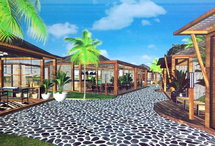 Architect’s Rendering Of The New Shopping Area In The Mayan Palace Pool Area In Nuevo Vallarta