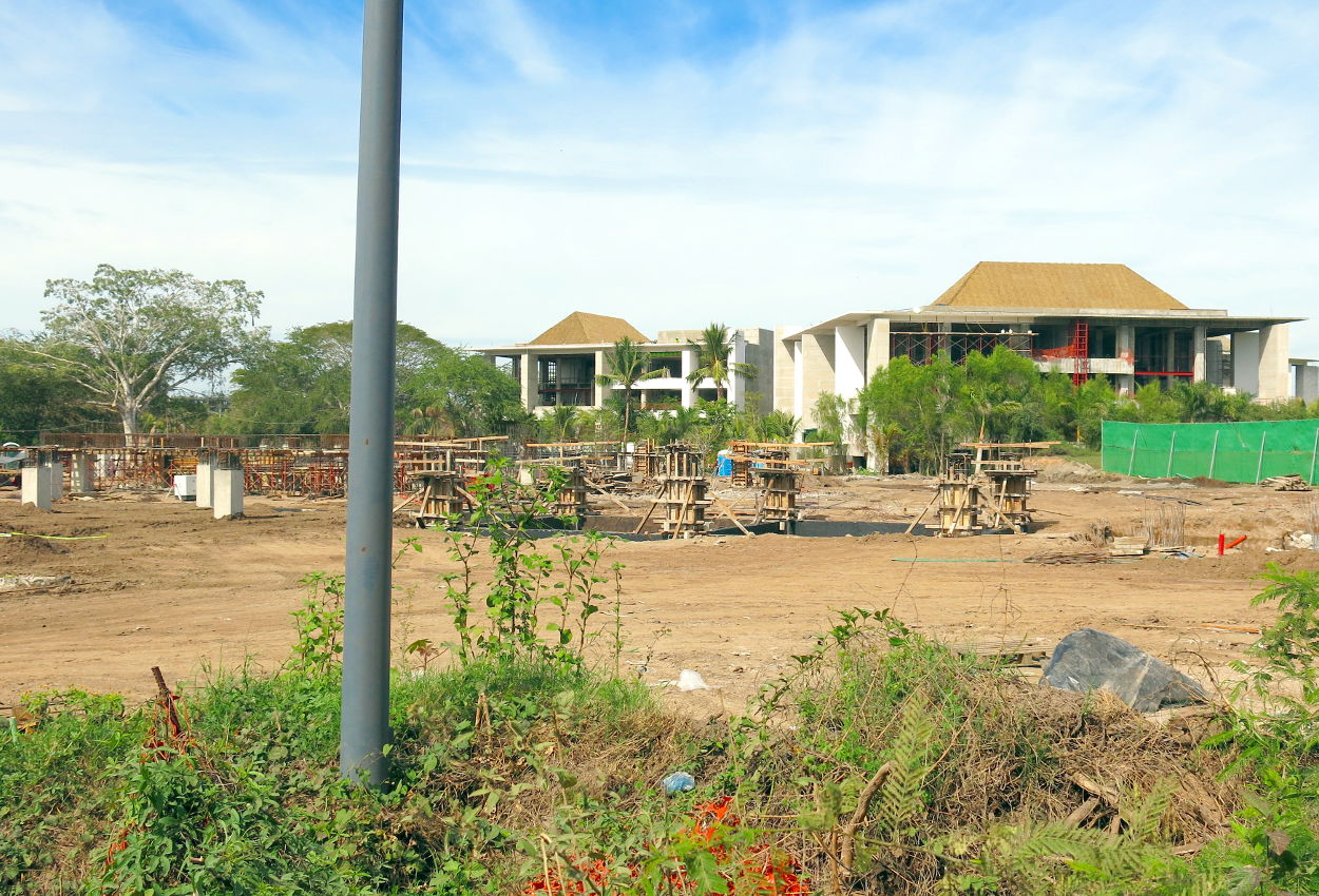 Central Plaza Area - Construction as of January, 2020.
