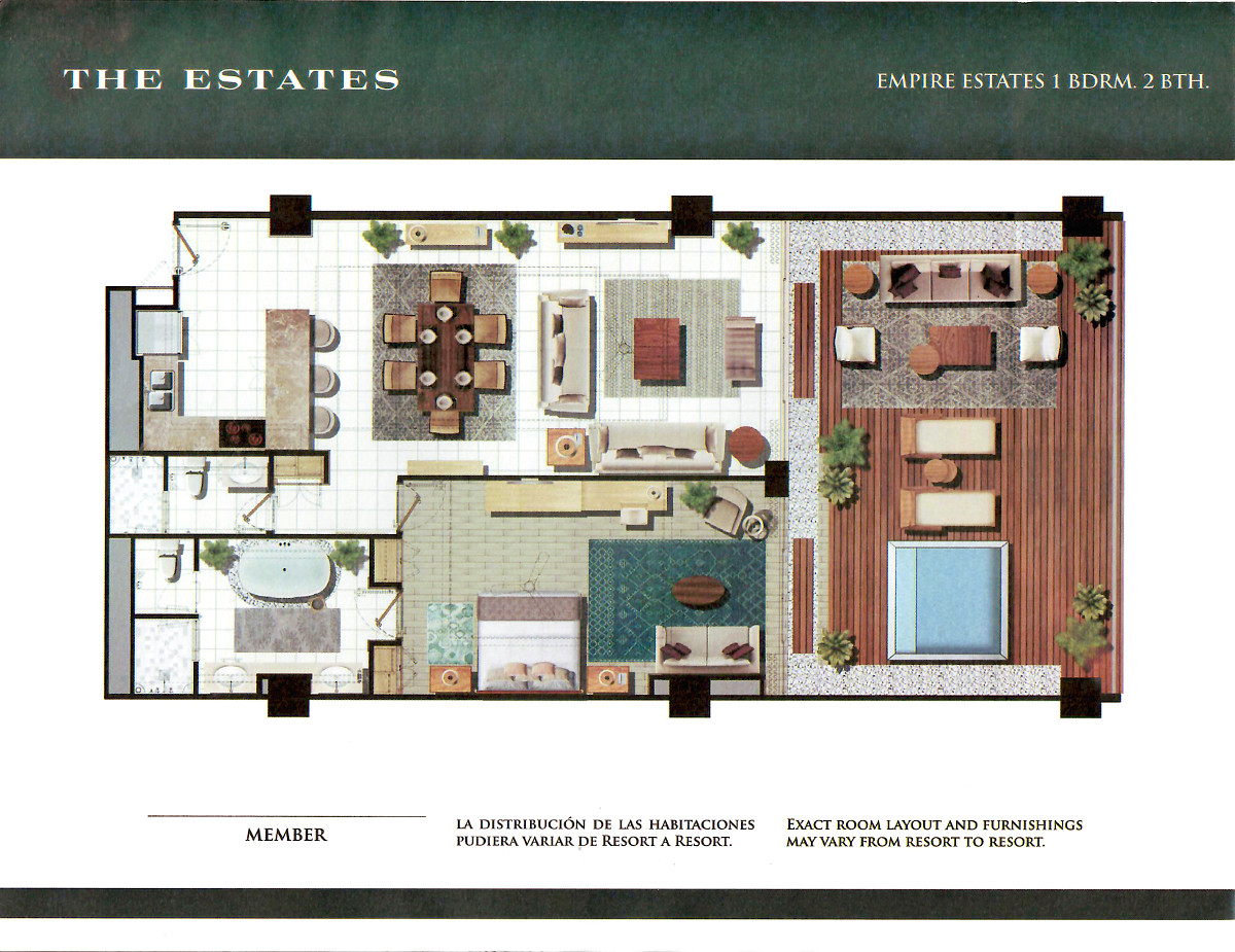 Empire Estates One Bedroom Suite - locations will be East Cape and Nuevo Vallarta.