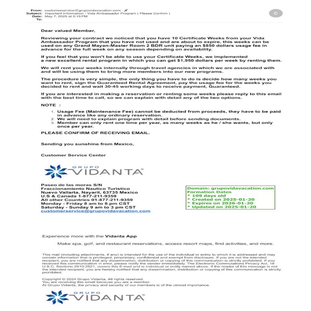 Scam Grupovidavacation 2025 5 9